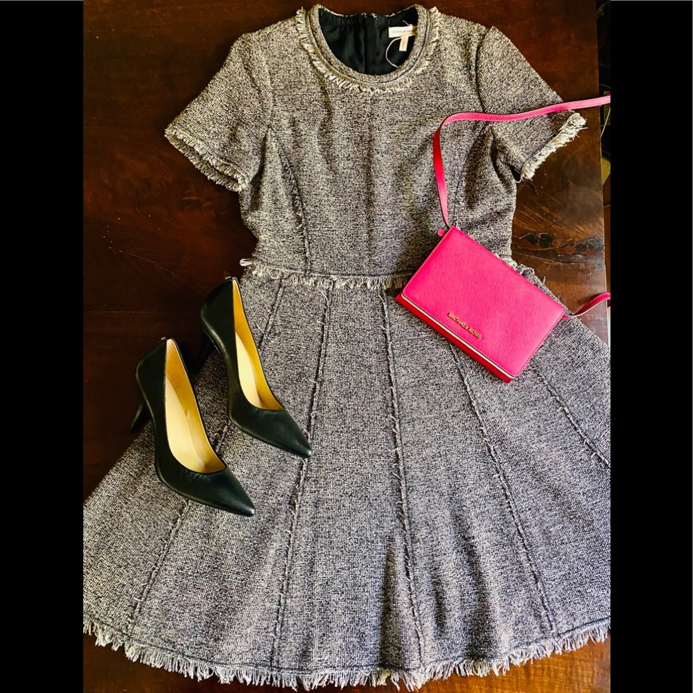 💕GORGEOUS REBECCA TAYLOR TWEED DRESS - Picture 2 of 12